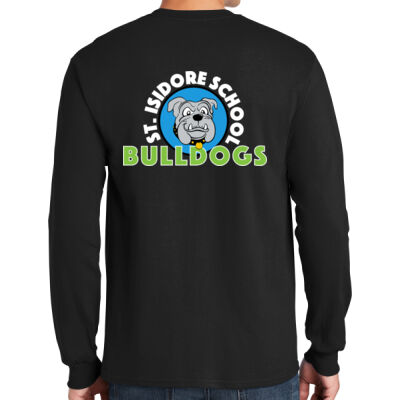 ADULT - LONG SLEEVE - TSHIRT - (S-S-MC-GW) - STRIPE ALSO ON SLEEVE Thumbnail