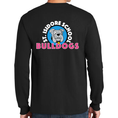 ADULT - LONG SLEEVE - TSHIRT - (S-S-MC-PW) - STRIPE ALSO ON SLEEVE Thumbnail