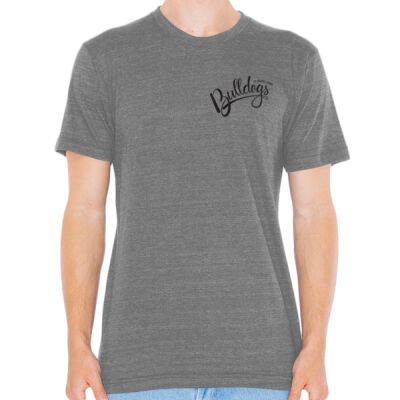 ADULT - SHORT SLEEVE - TRI-BLEND TSHIRT -  (C-DMD-BK) Thumbnail