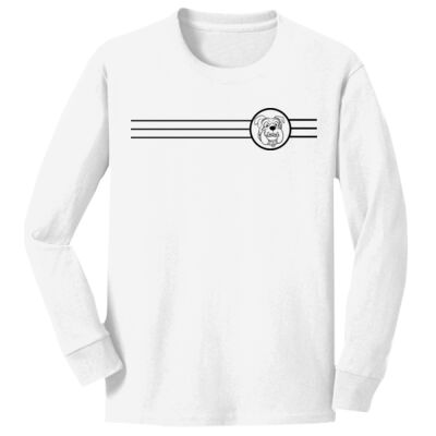 YOUTH - LONG SLEEVE - TSHIRT - (S-S-MC-GB ) - STRIPE ALSO ON SLEEVE Thumbnail