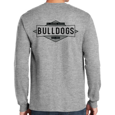 ADULT - LONG SLEEVE - TSHIRT - (S-DMD-BK) - *see youth image for true color Thumbnail